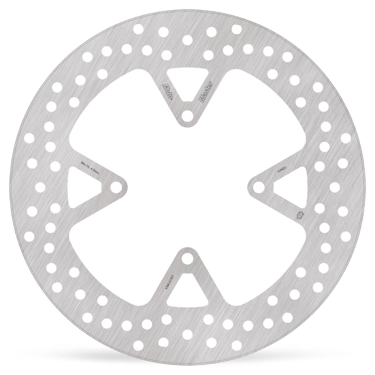 BRAKE ROTOR FIXED HALO ROUND NATURAL