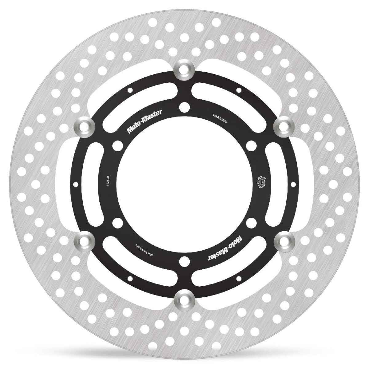 BRAKE ROTOR FLOATING HALO ROUND BLACK