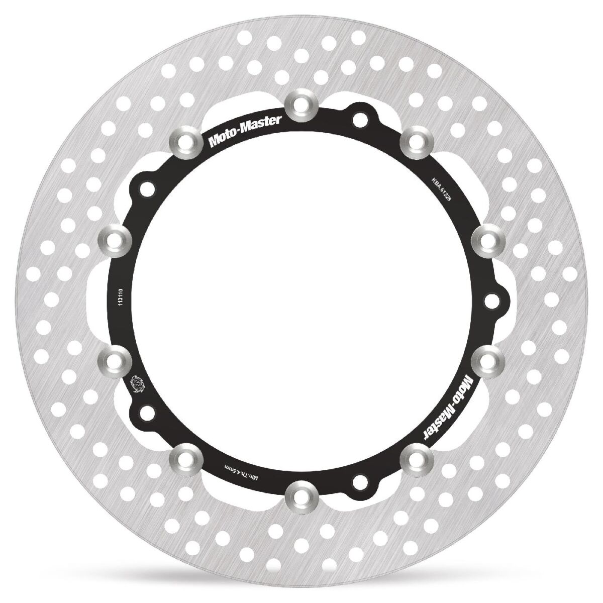 BRAKE ROTOR FLOATING HALO ROUND BLACK