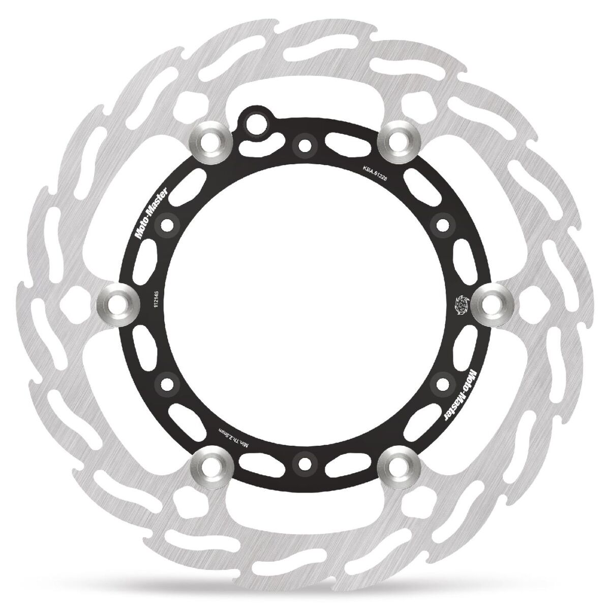 BRAKE ROTOR FLOATING FLAME BLACK