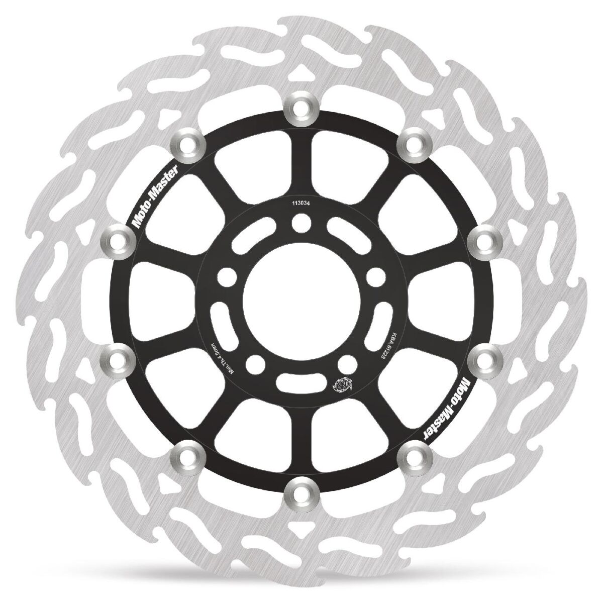 BRAKE ROTOR FLOATING FLAME BLACK