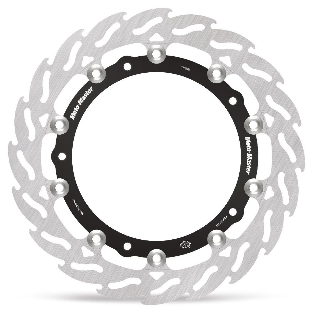 BRAKE ROTOR FLOATING FLAME BLACK