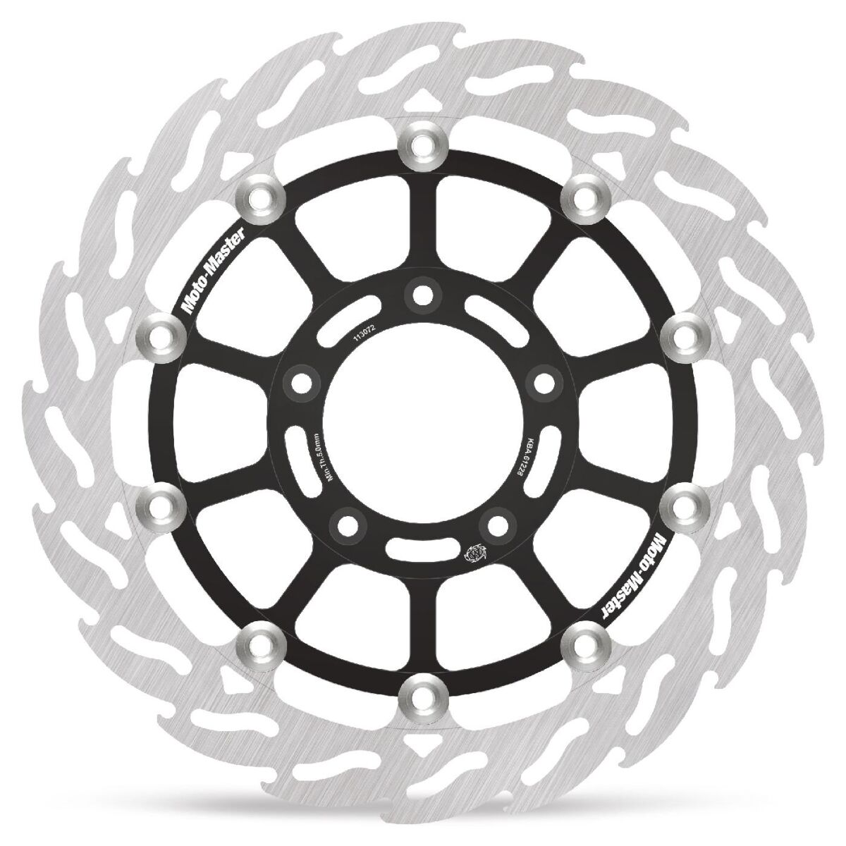 BRAKE ROTOR FLOATING FLAME BLACK
