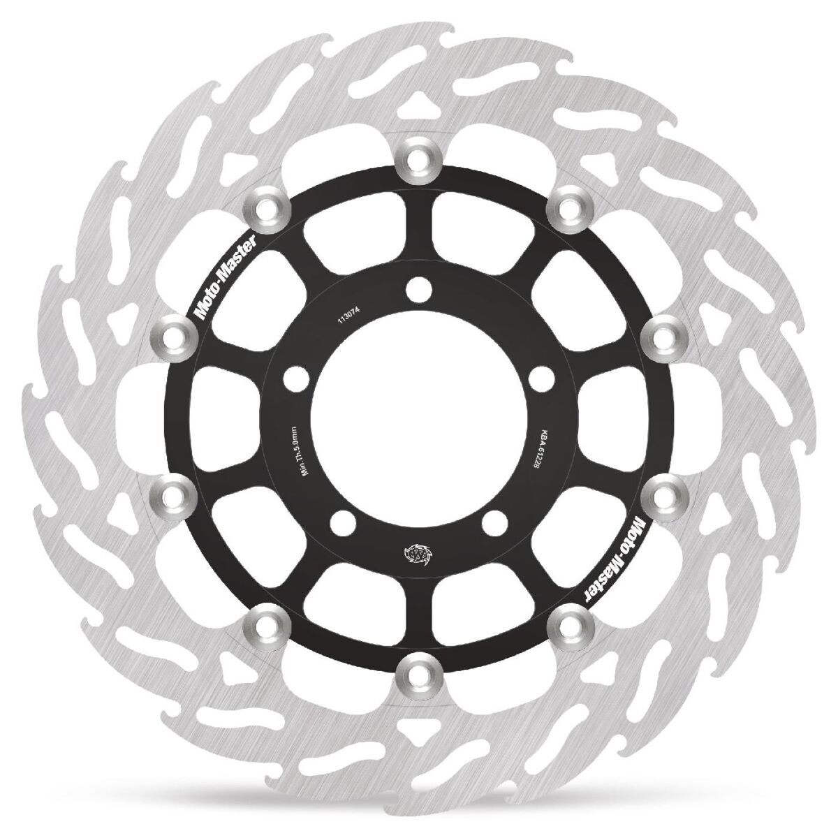 BRAKE ROTOR FLOATING FLAME BLACK