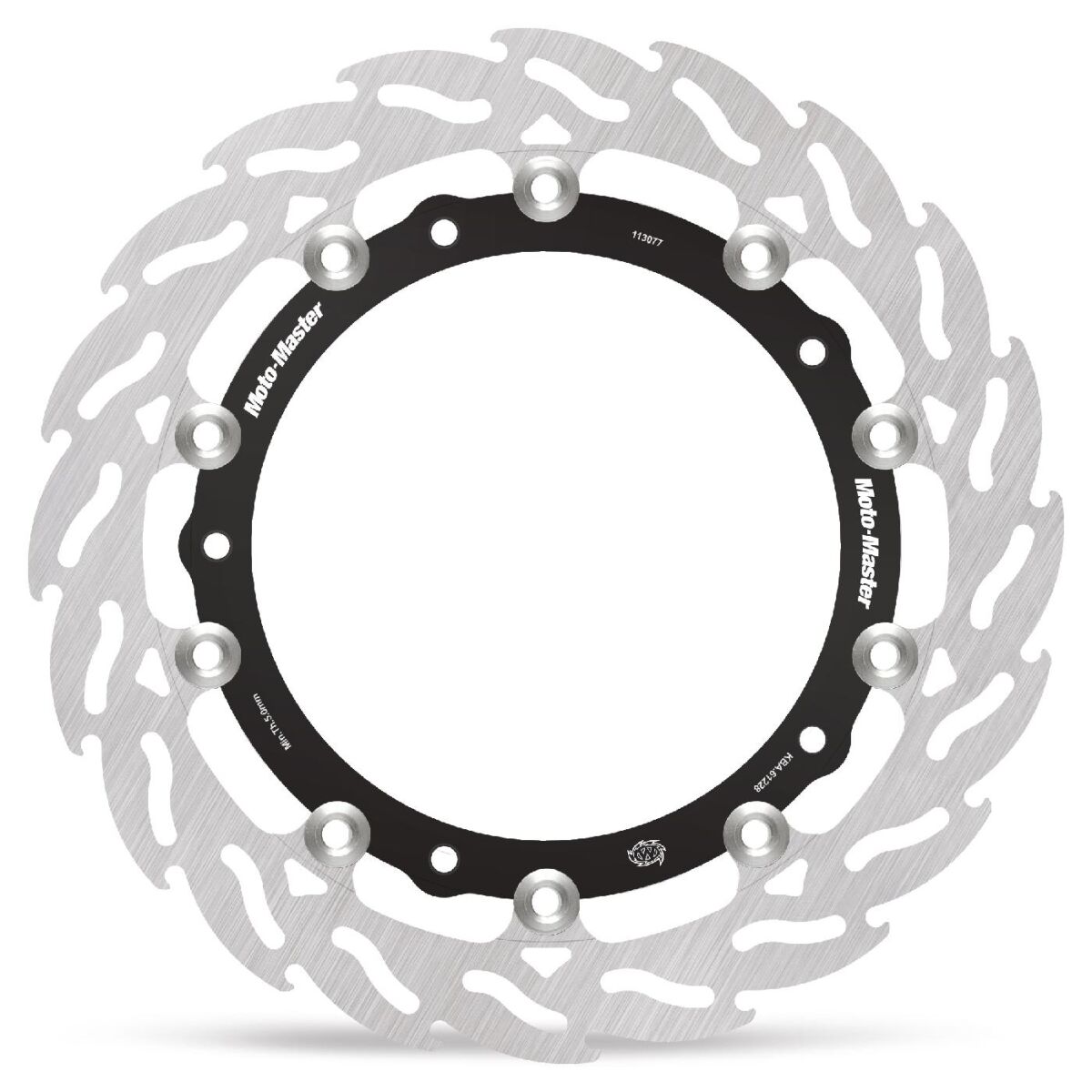 BRAKE ROTOR FLOATING FLAME BLACK