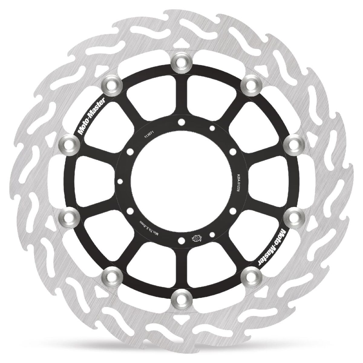 BRAKE ROTOR FLOATING FLAME BLACK