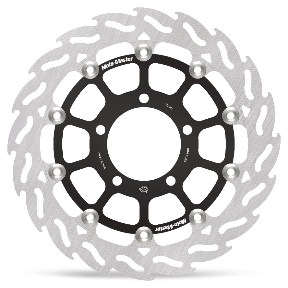 BRAKE ROTOR FLOATING FLAME BLACK