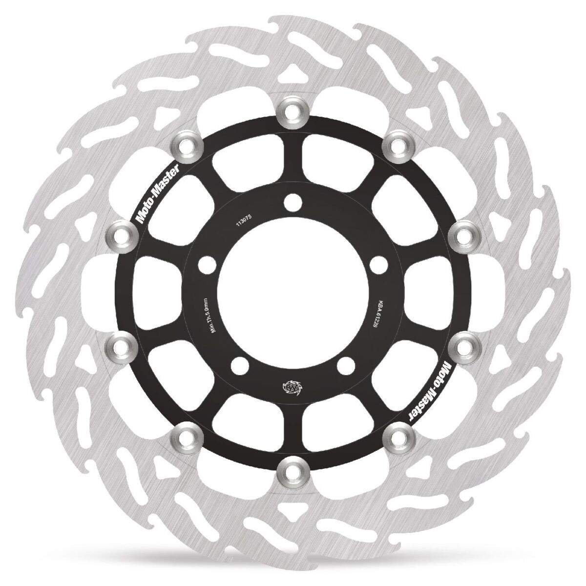 BRAKE ROTOR FLOATING FLAME BLACK