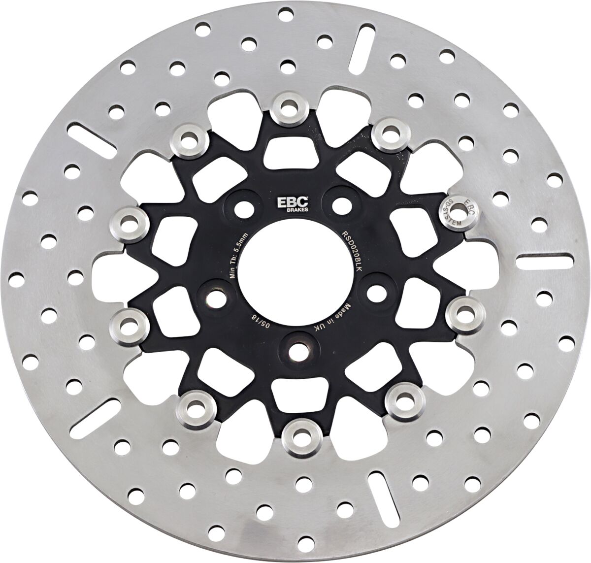 BRAKE ROTOR AMERICAN MOTORCYCLE FLOATING ROUND