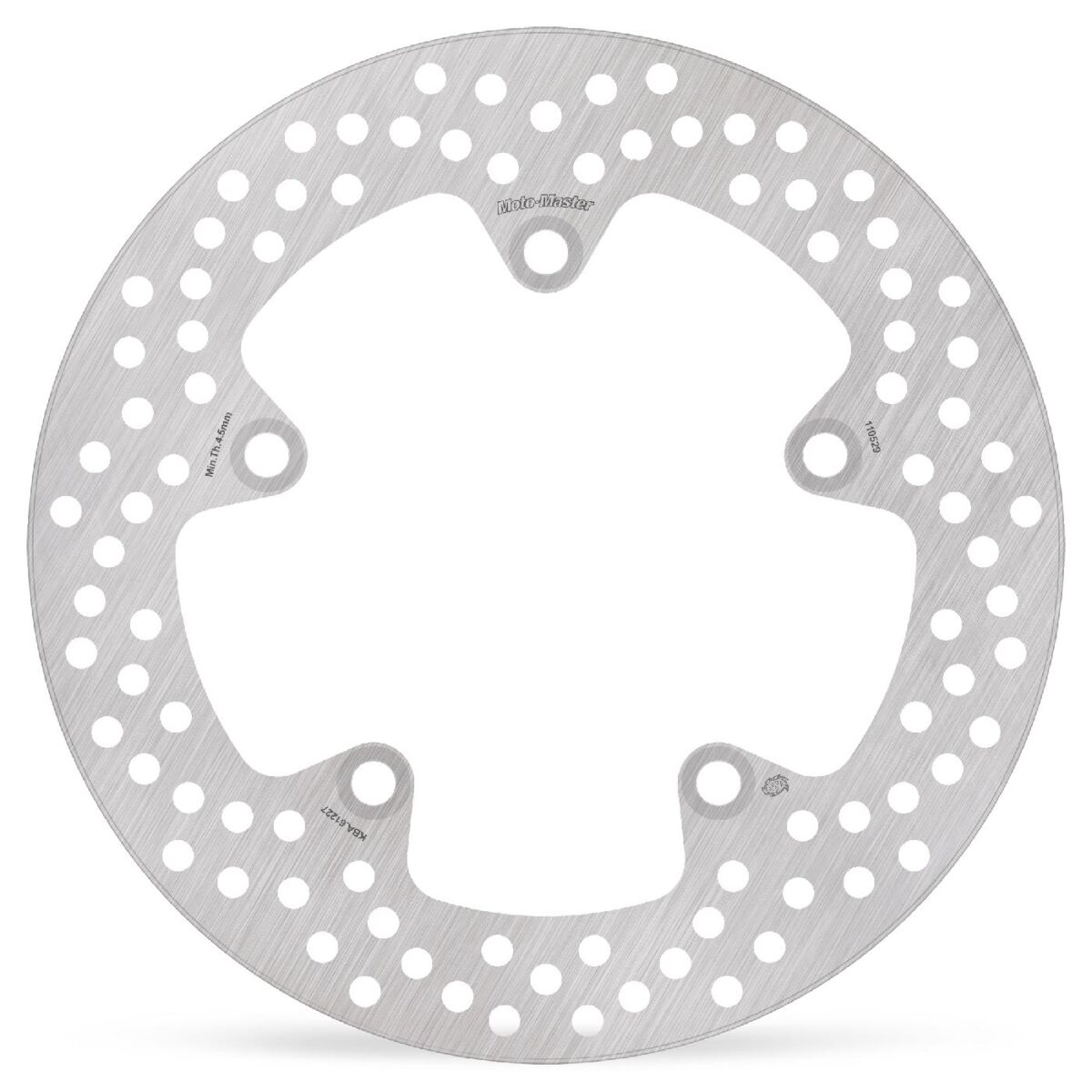 BRAKE ROTOR FIXED HALO ROUND NATURAL