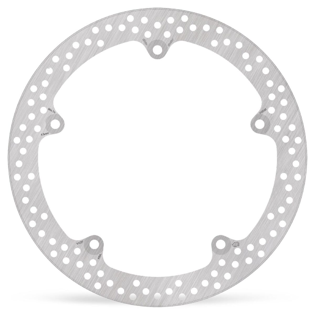 BRAKE ROTOR FIXED HALO ROUND NATURAL