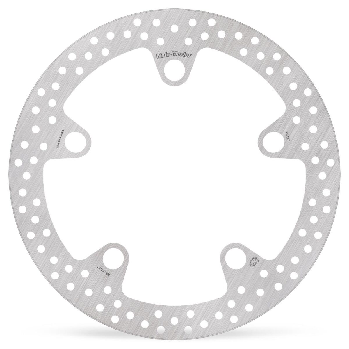 BRAKE ROTOR FIXED HALO ROUND NATURAL
