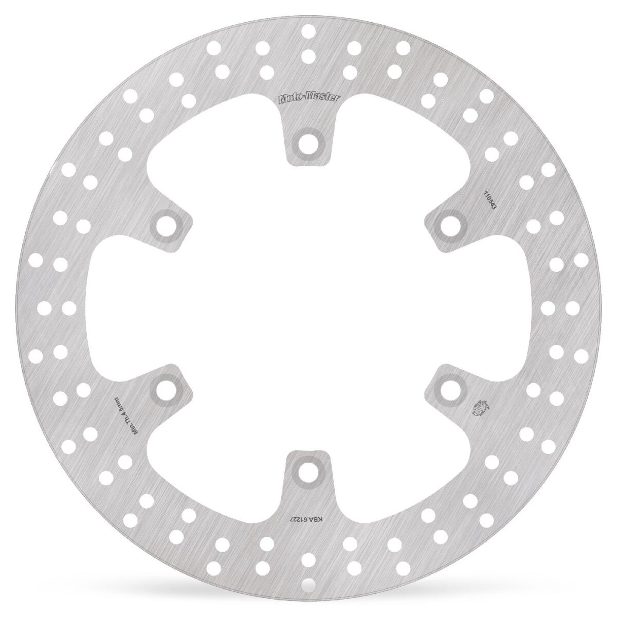 BRAKE ROTOR FIXED HALO ROUND NATURAL