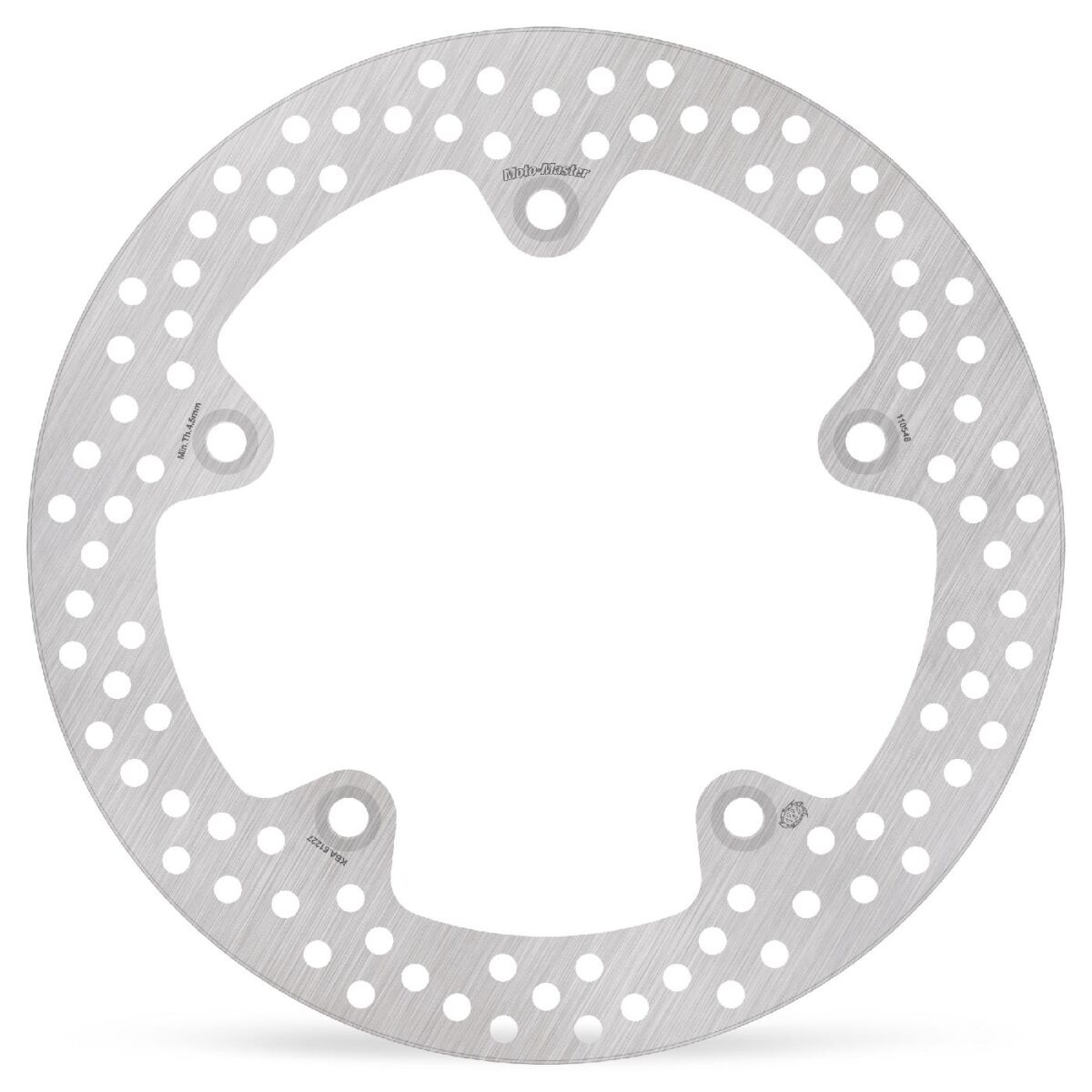BRAKE ROTOR FIXED HALO ROUND NATURAL