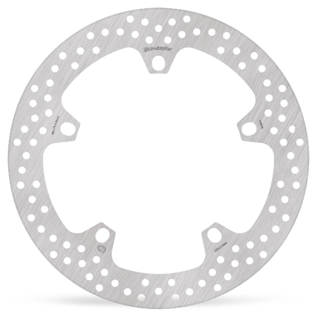 BRAKE ROTOR FIXED HALO ROUND NATURAL