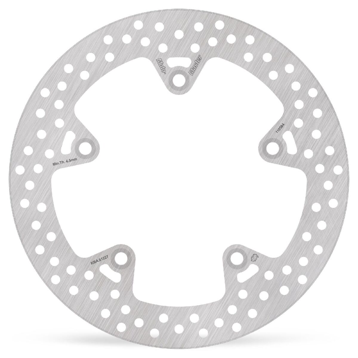 BRAKE ROTOR FIXED HALO ROUND NATURAL
