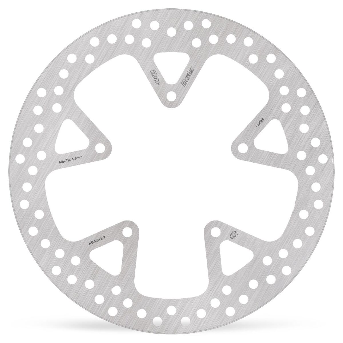BRAKE ROTOR FIXED HALO ROUND NATURAL