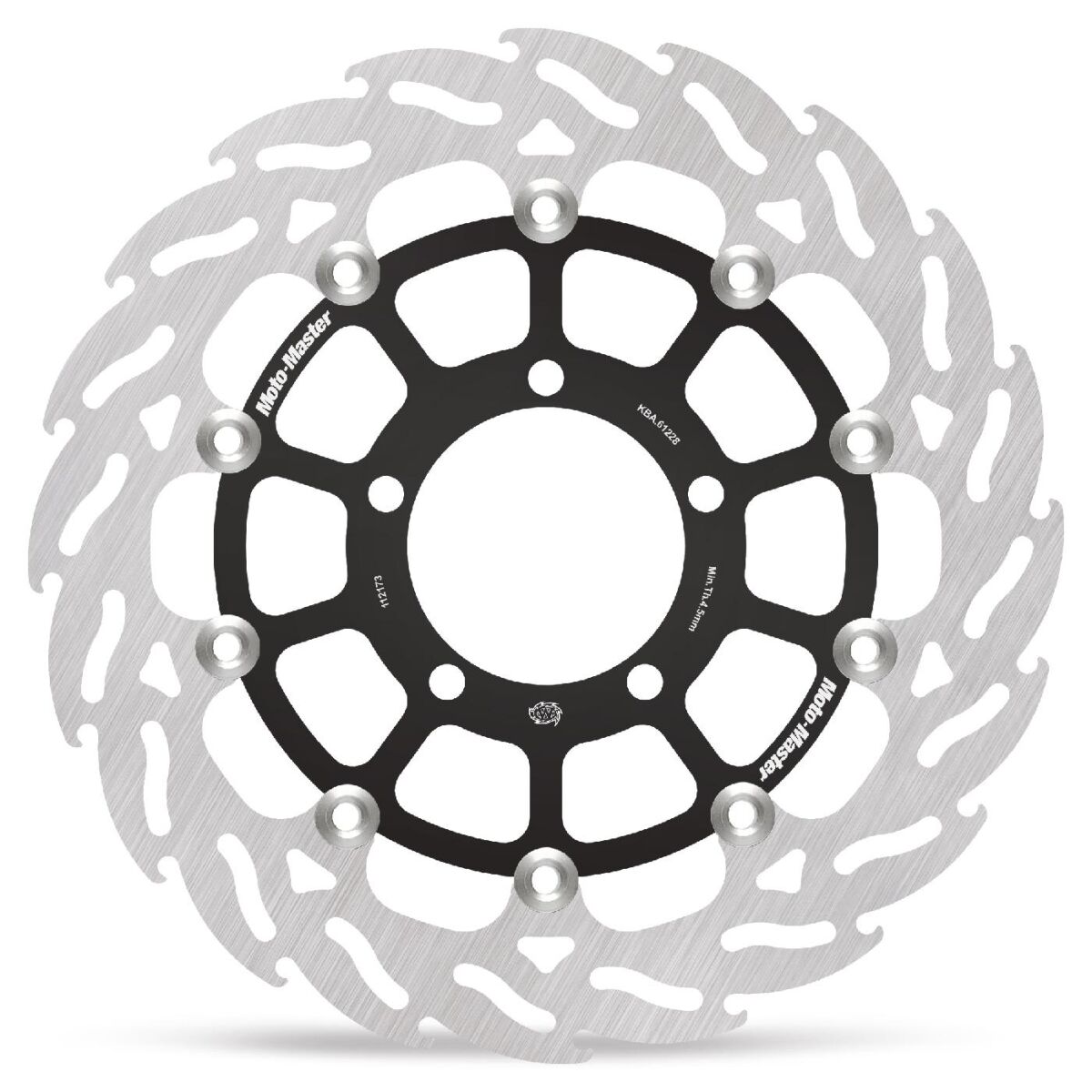 BRAKE ROTOR FLOATING FLAME BLACK