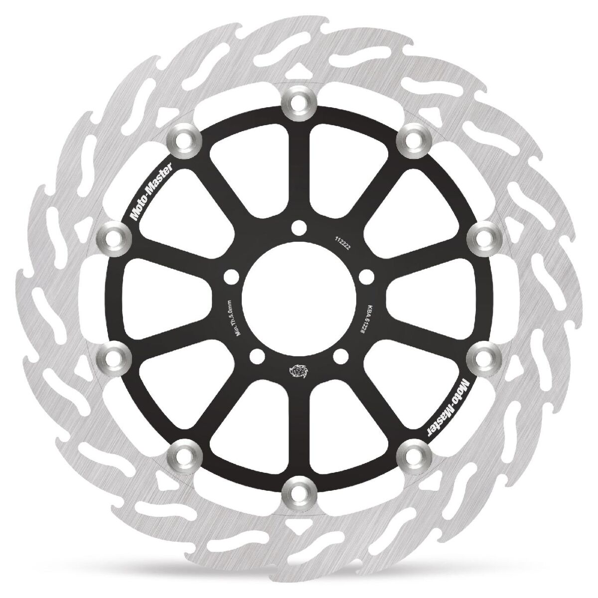BRAKE ROTOR FLOATING FLAME BLACK