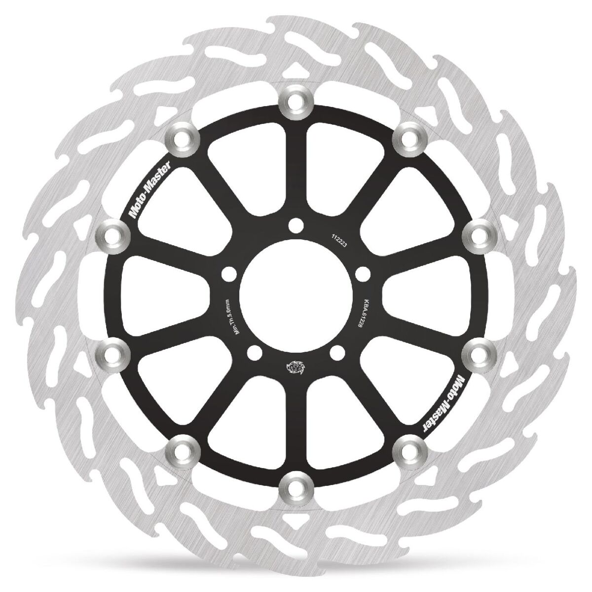 BRAKE ROTOR FLOATING FLAME BLACK