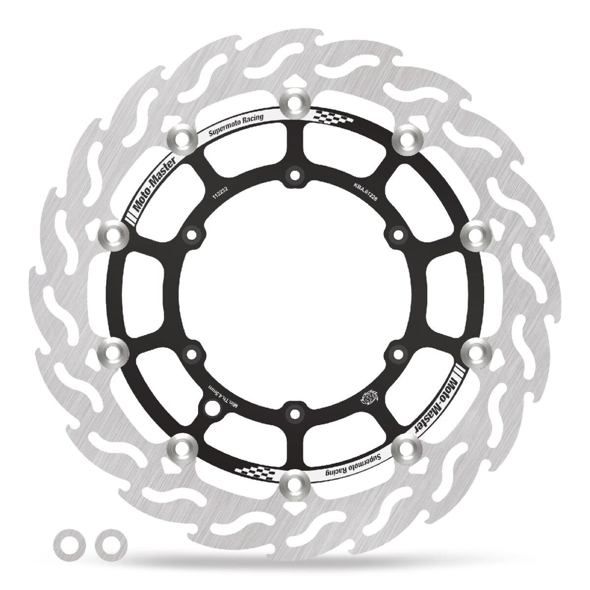 BRAKE ROTOR FLOATING FLAME BLACK