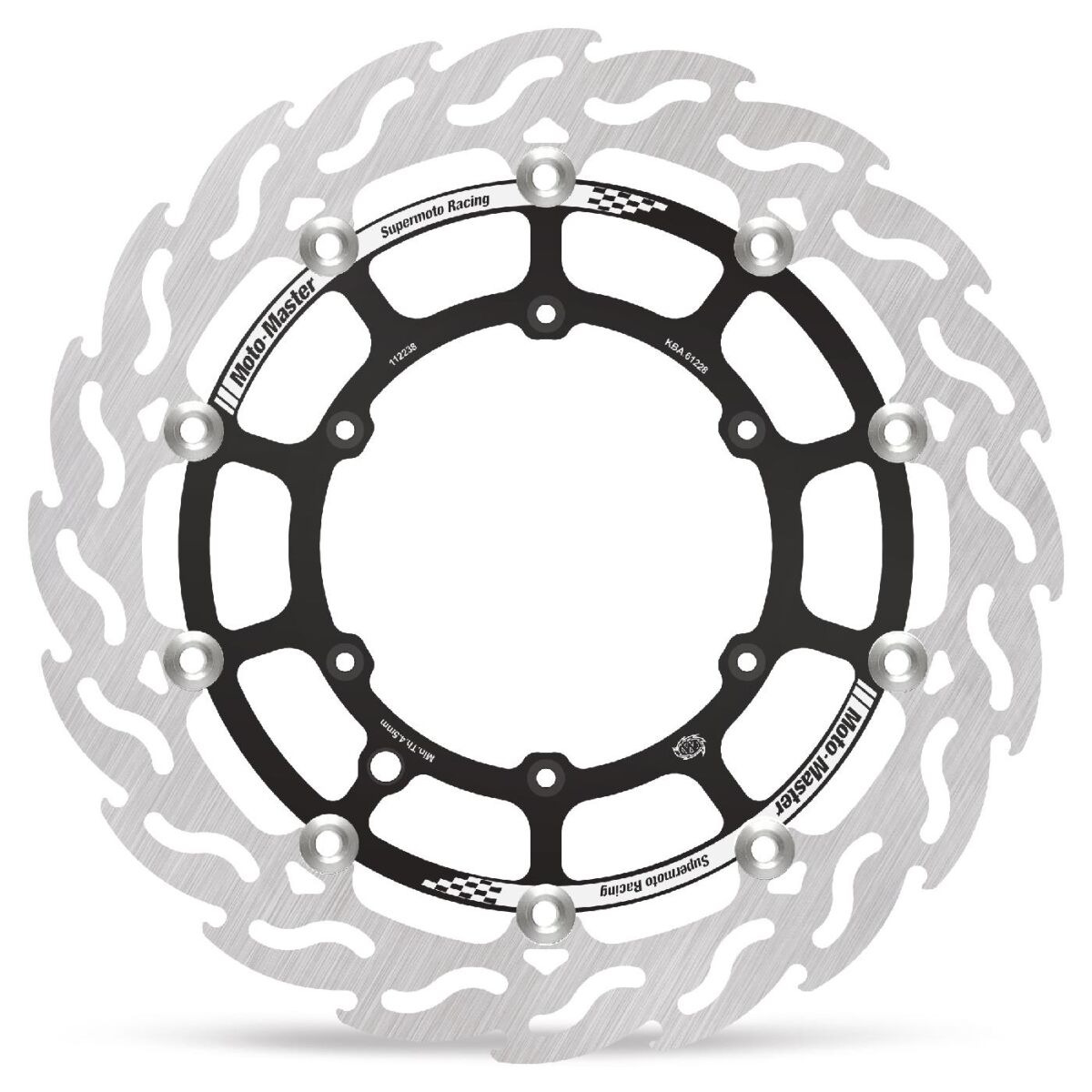 BRAKE ROTOR FLOATING FLAME BLACK