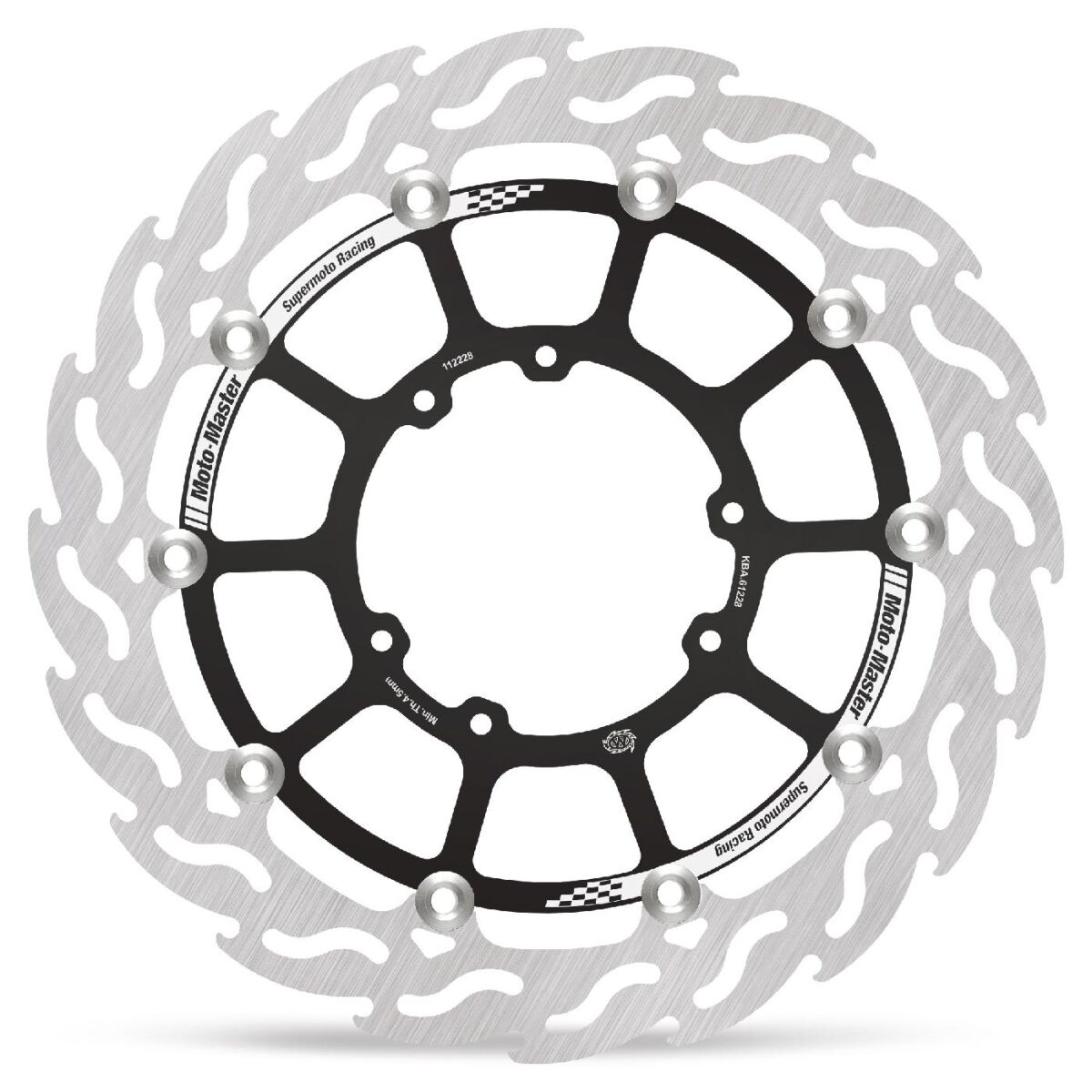 BRAKE ROTOR FLOATING FLAME BLACK