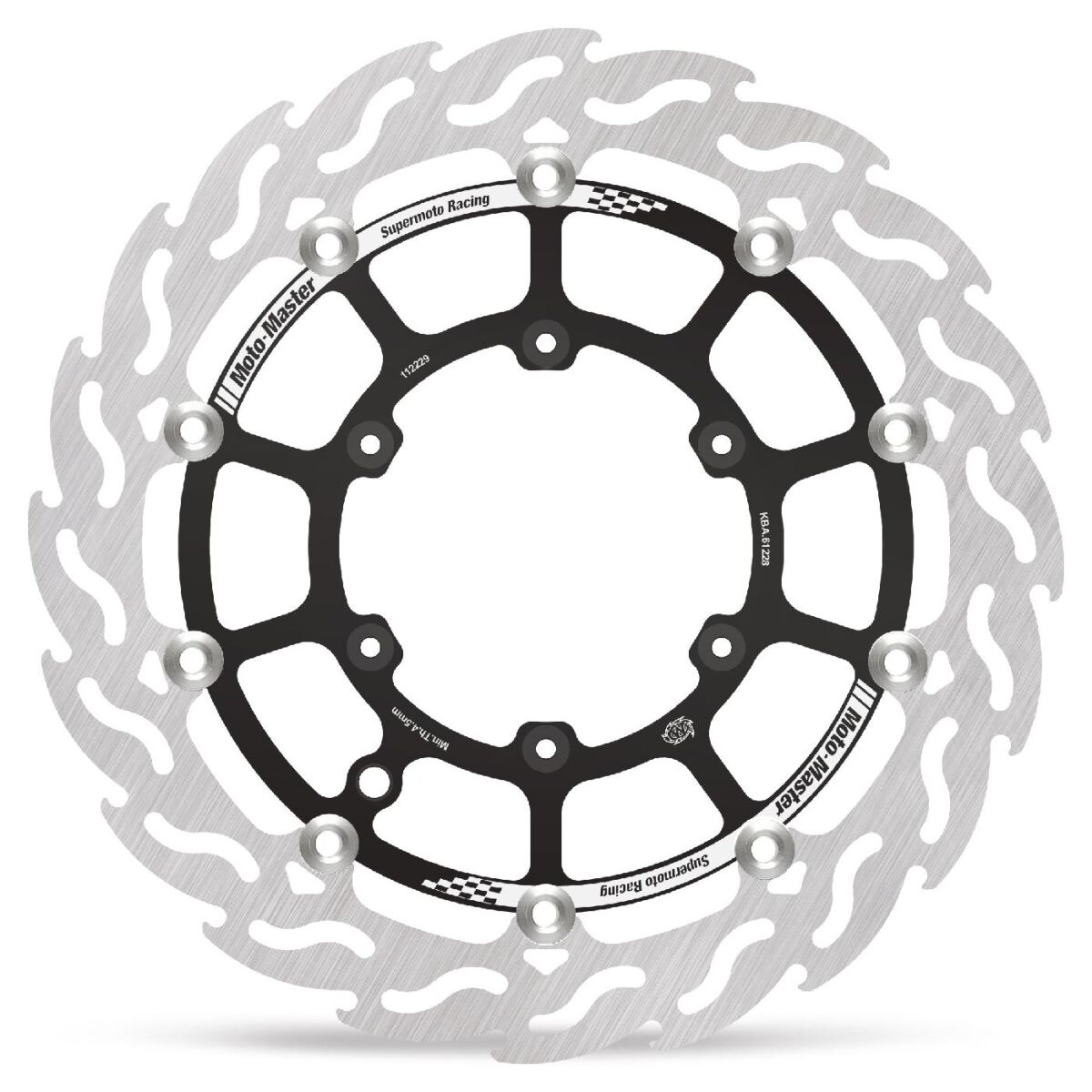 BRAKE ROTOR FLOATING FLAME BLACK