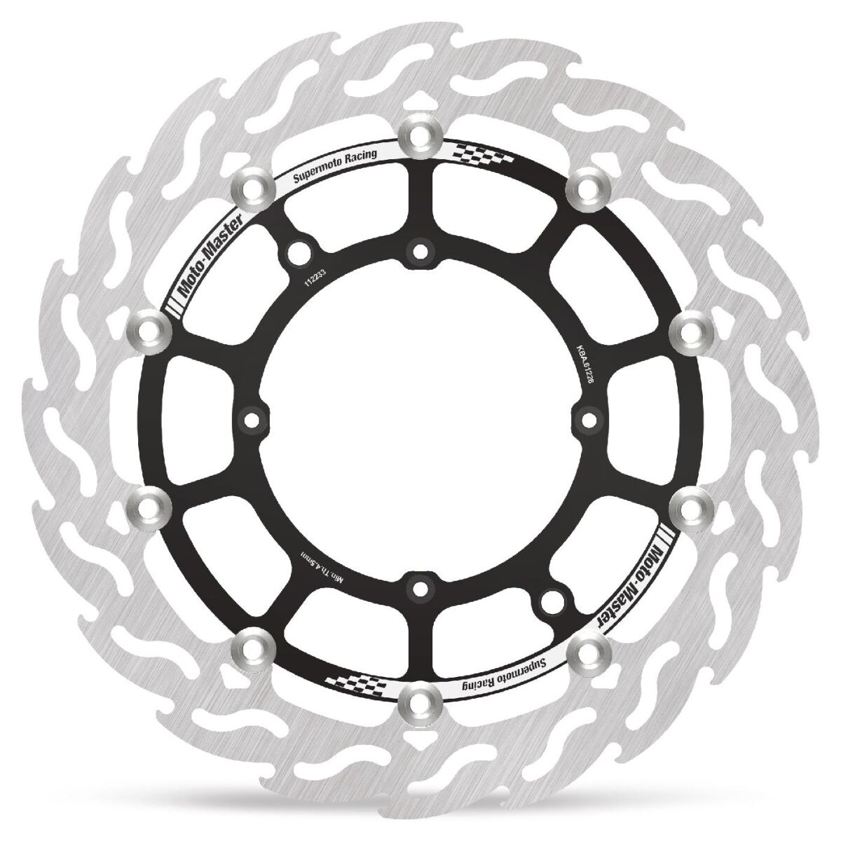 BRAKE ROTOR FLOATING FLAME BLACK