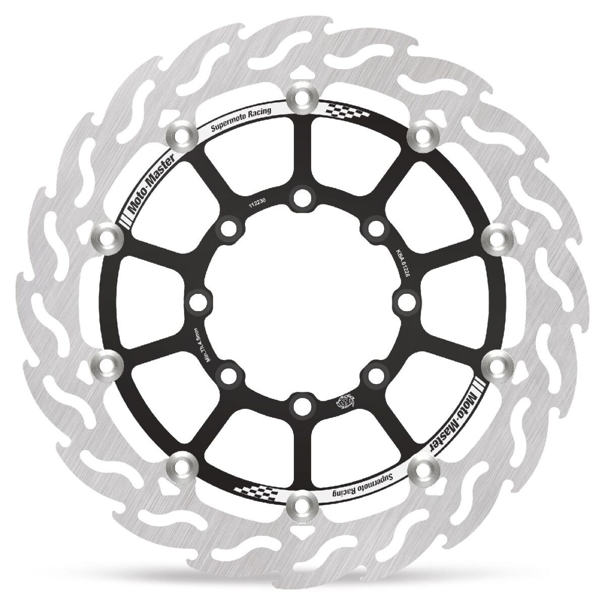 BRAKE ROTOR FLOATING FLAME BLACK
