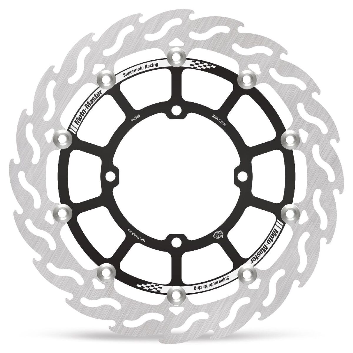 BRAKE ROTOR FLOATING FLAME BLACK