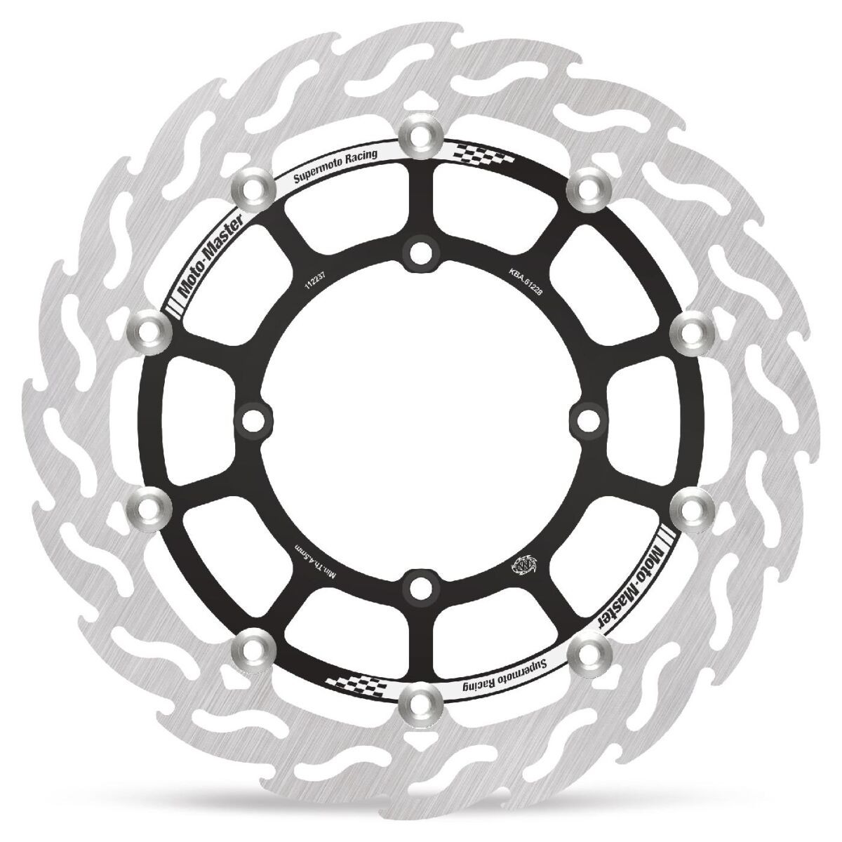 BRAKE ROTOR FLOATING FLAME BLACK