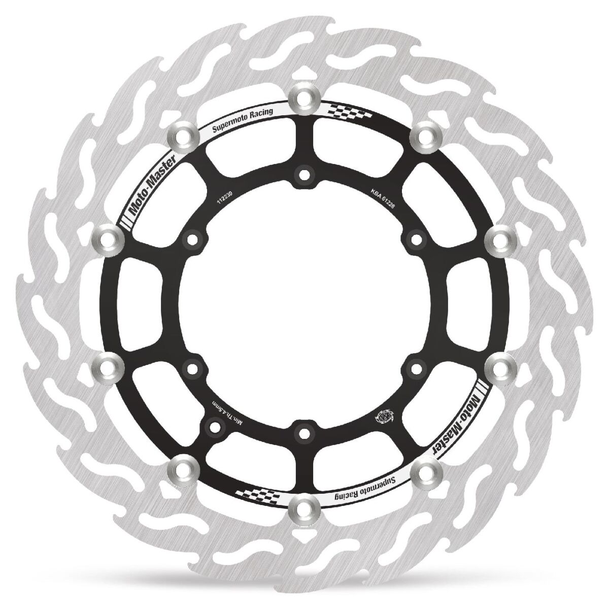 BRAKE ROTOR FLOATING FLAME BLACK