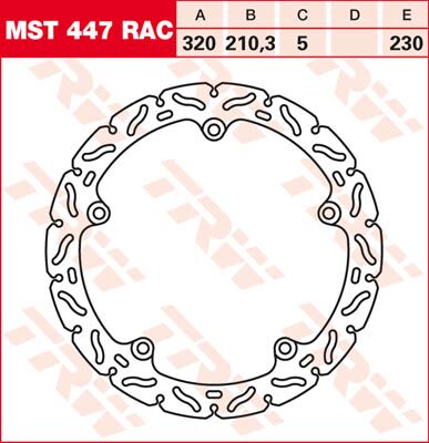 BRAKE ROTOR NON-FLOATING RAC-DESIGN