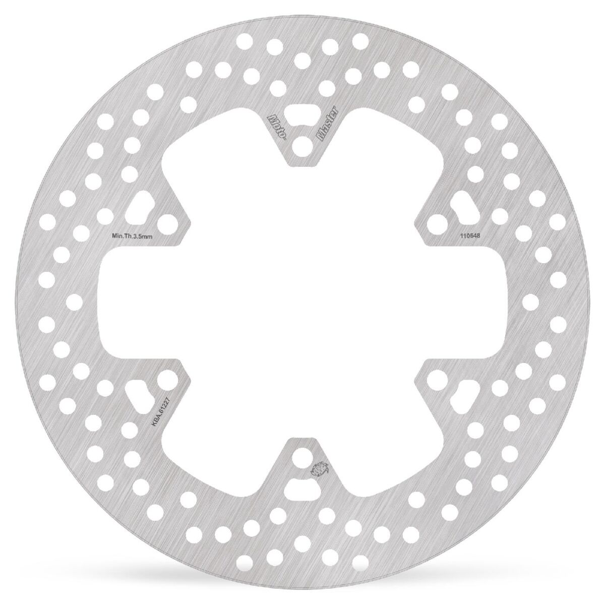 BRAKE ROTOR FIXED HALO ROUND NATURAL