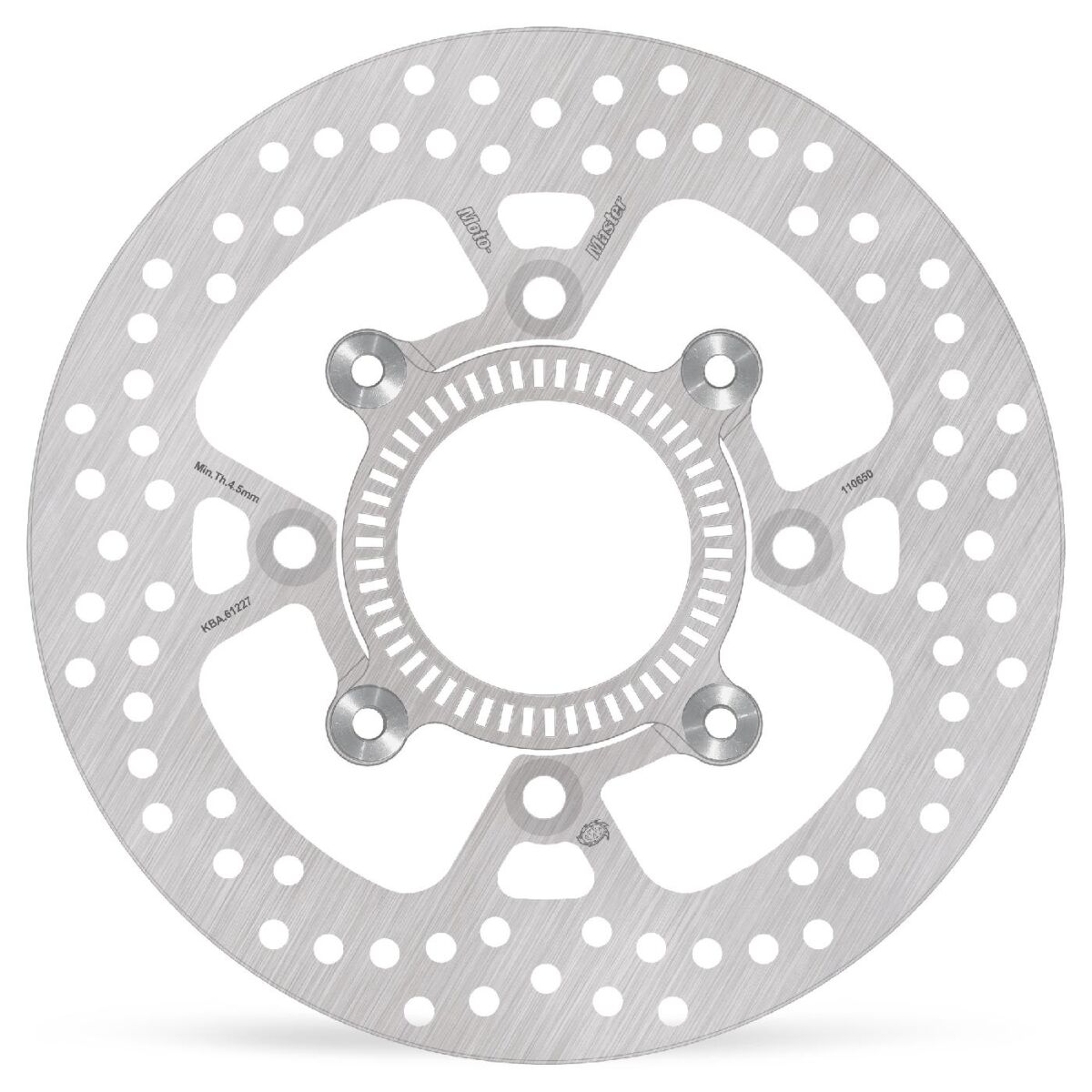 BRAKE ROTOR FIXED HALO ROUND NATURAL
