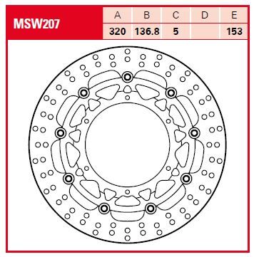 BRAKE ROTOR FLOATING STANDARD-DESIGN