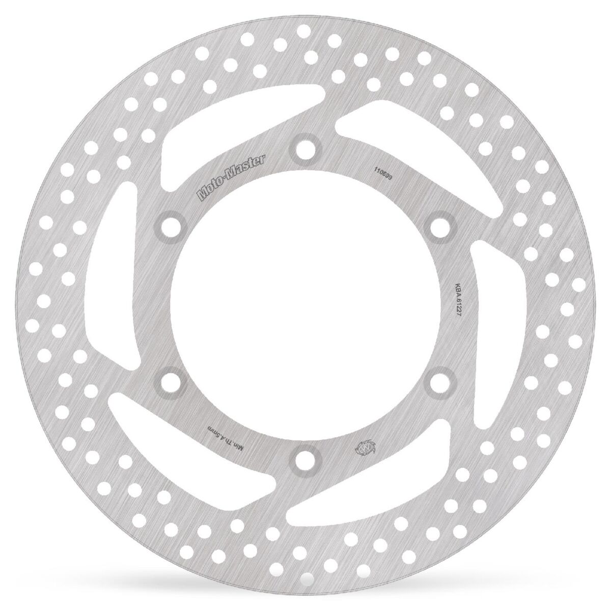 BRAKE ROTOR FIXED HALO ROUND NATURAL