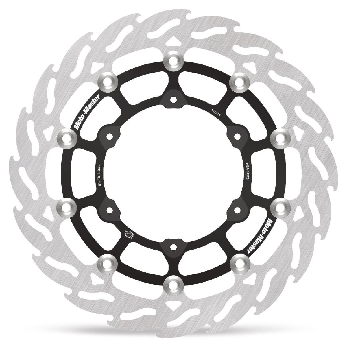BRAKE ROTOR FLOATING FLAME BLACK