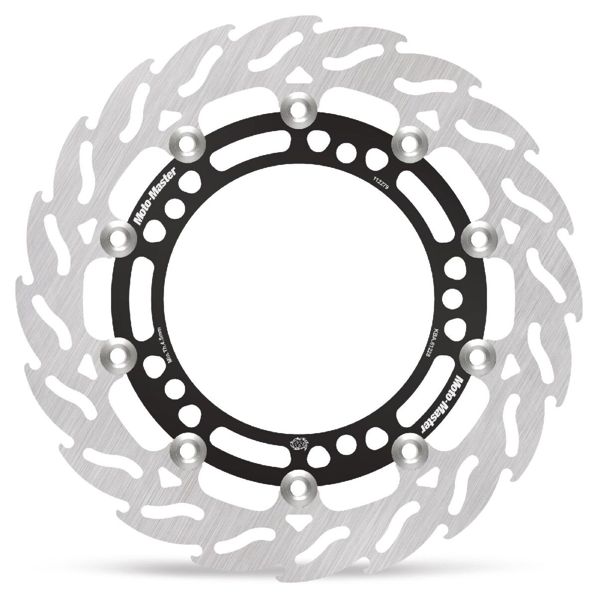 BRAKE ROTOR FLOATING FLAME BLACK