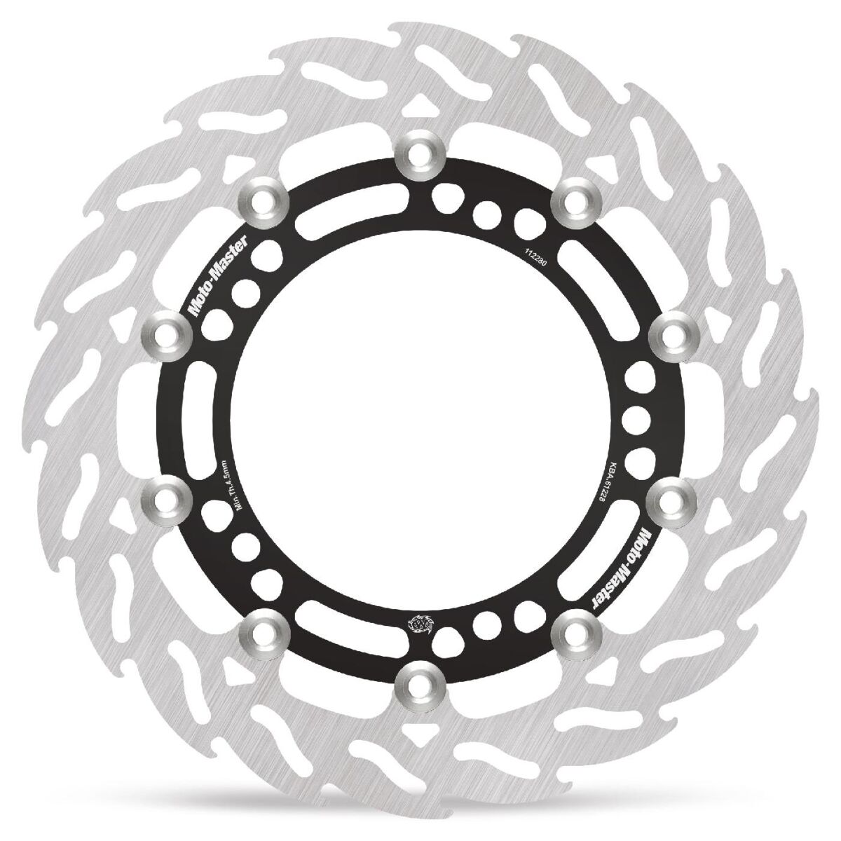 BRAKE ROTOR FLOATING FLAME BLACK