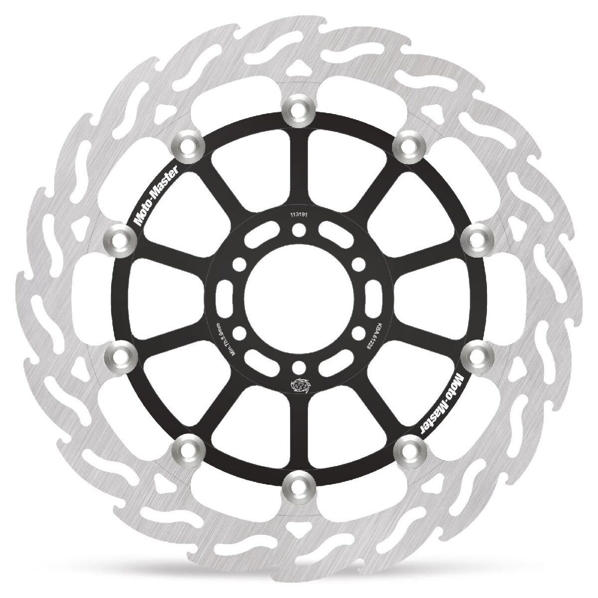BRAKE ROTOR FLOATING FLAME BLACK