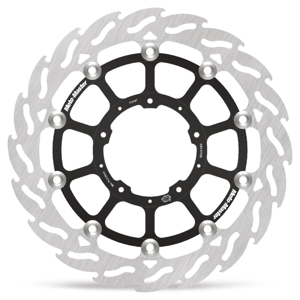 BRAKE ROTOR FLOATING FLAME BLACK