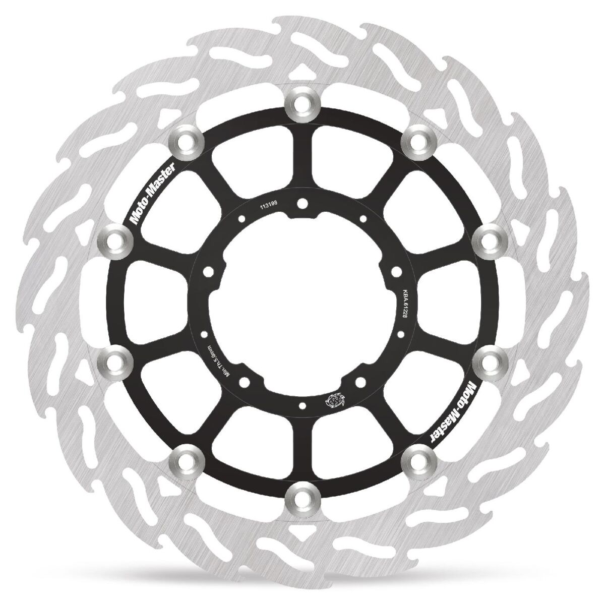 BRAKE ROTOR FLOATING FLAME BLACK