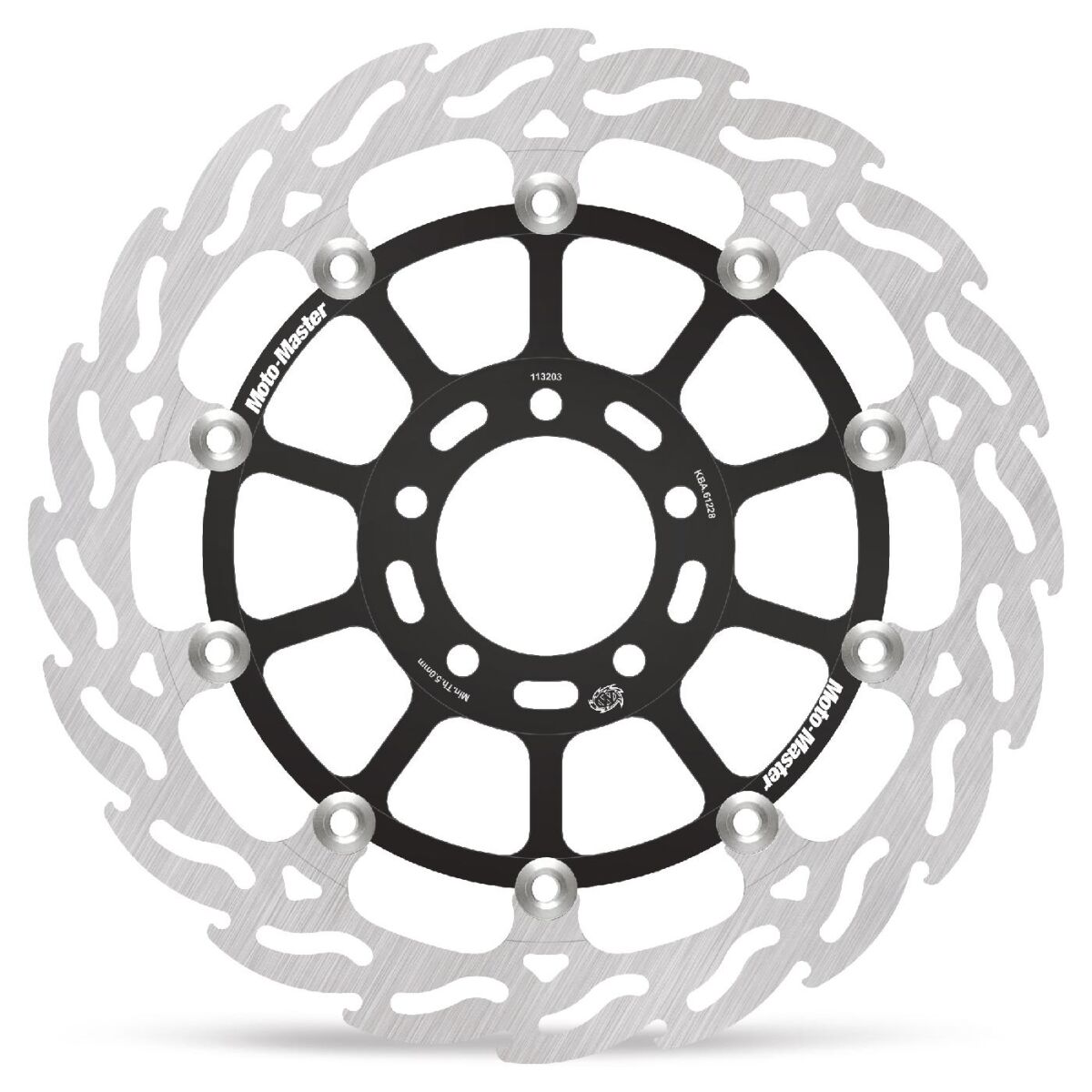 BRAKE ROTOR FLOATING FLAME  BLACK