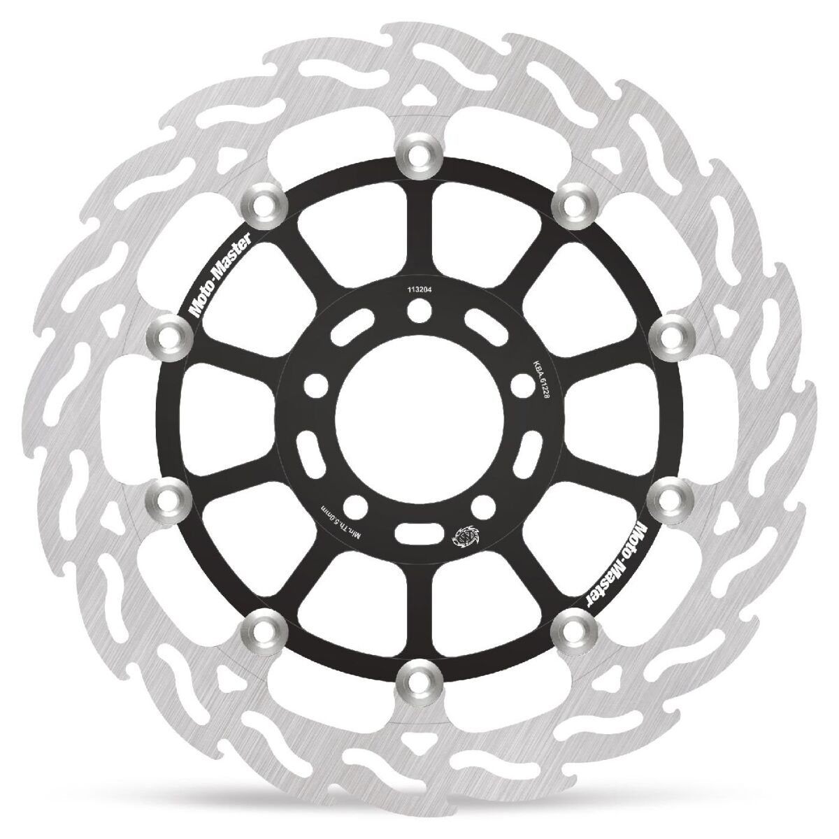 BRAKE ROTOR FLOATING FLAME BLACK