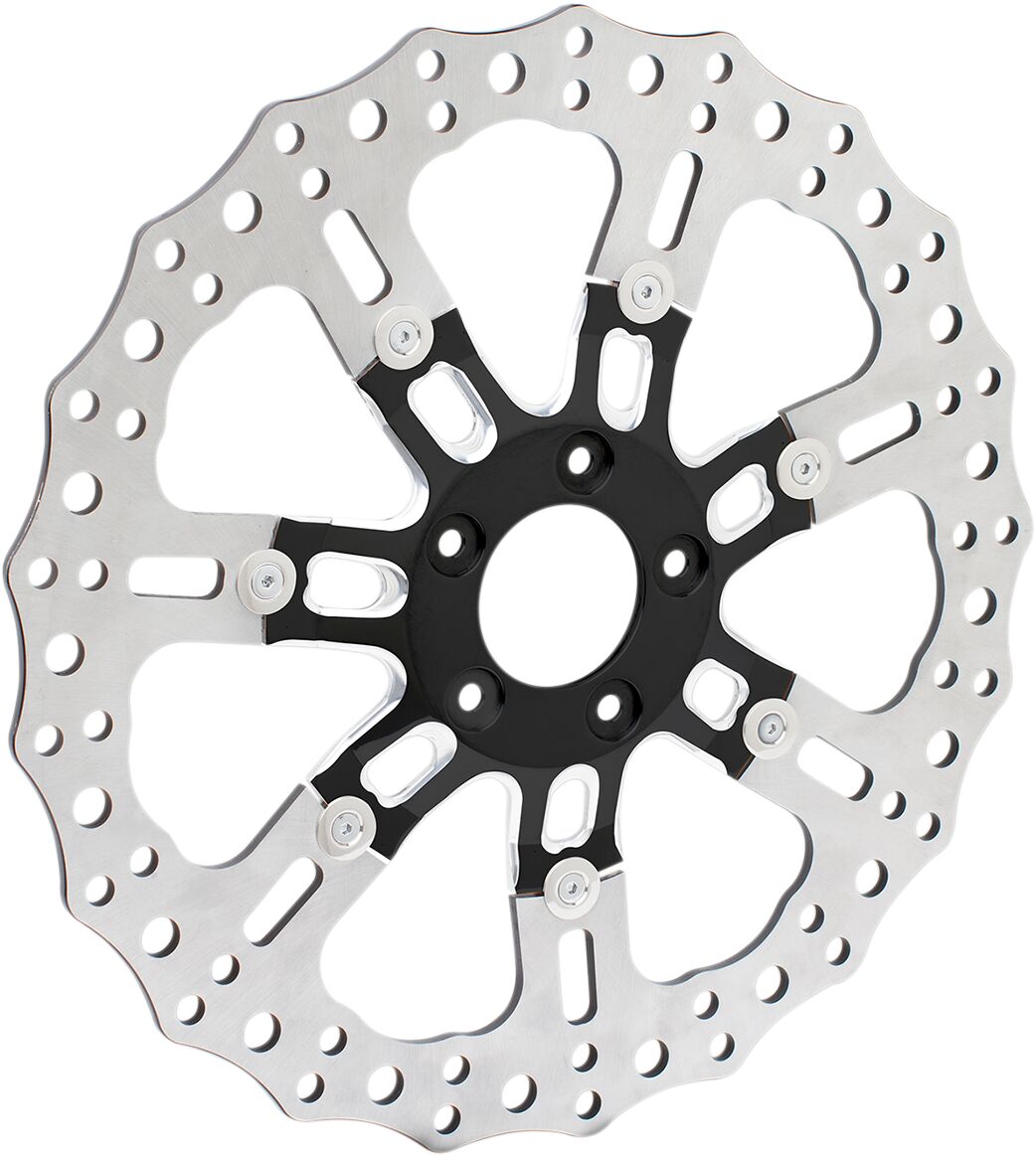 BRAKE ROTOR FOR 7-VALVE WHEEL 14" FRONT BLACK