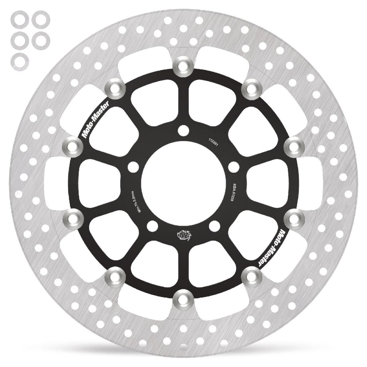 BRAKE ROTOR FLOATING HALO RACING ROUND