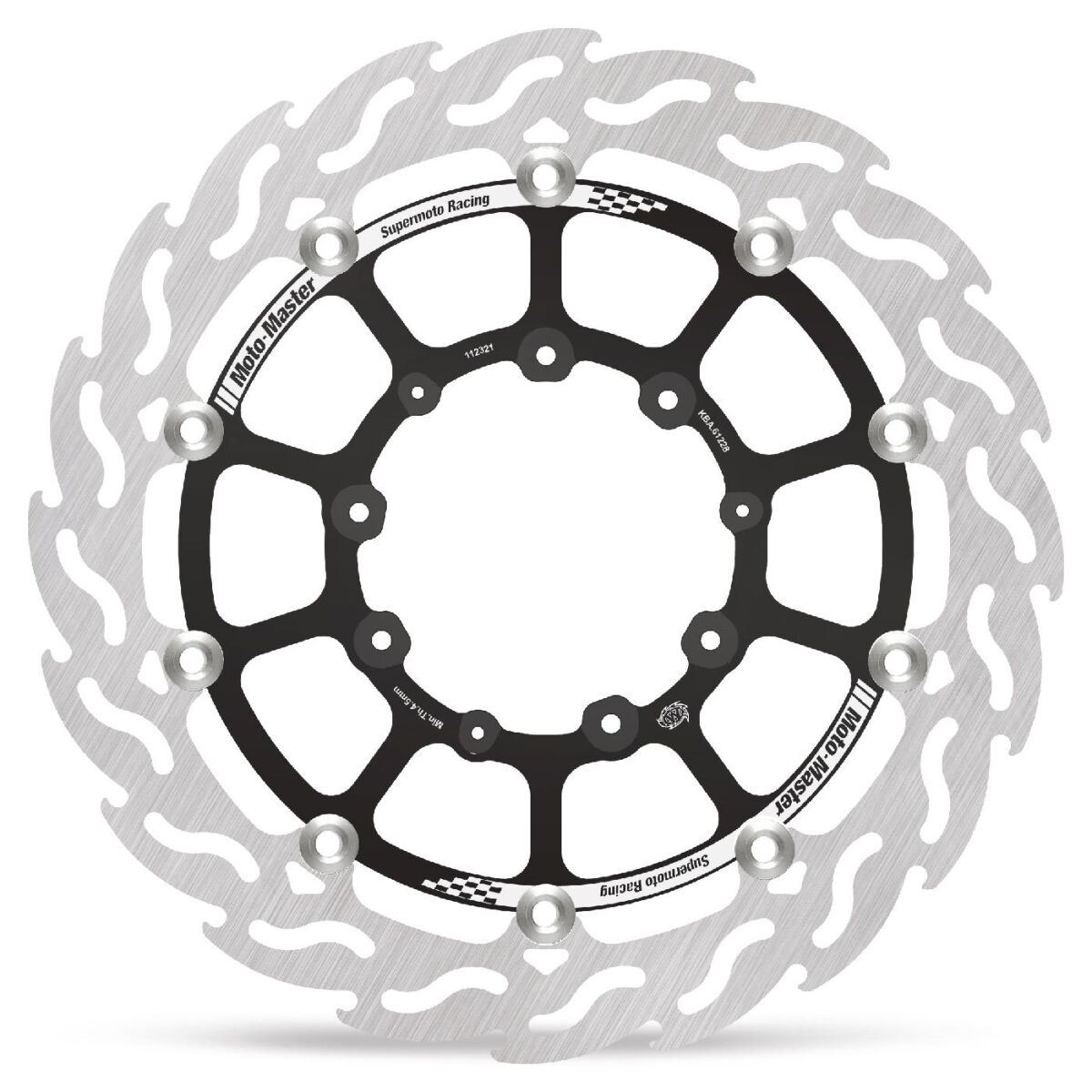 BRAKE ROTOR FLOATING FLAME SUPERMOTO RACING