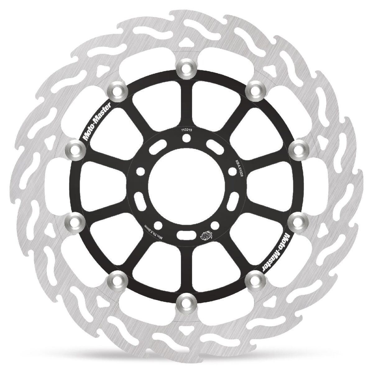 BRAKE ROTOR FLOATING FLAME RACING